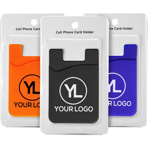 smart wallet mobile card holder promotional|custom cell phone card holders.